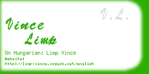 vince limp business card